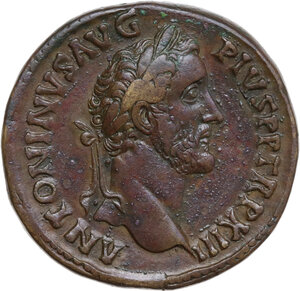 obverse: Antoninus Pius (138-161).. AE Sestertius, Rome mint, 149-150 AD