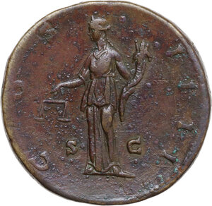 reverse: Antoninus Pius (138-161).. AE Sestertius, Rome mint, 149-150 AD