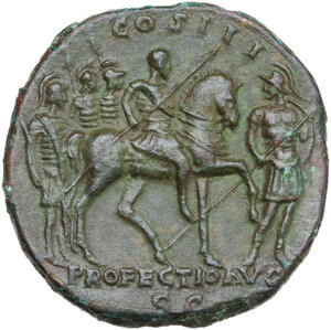 reverse: Marcus Aurelius (161-180).. AE Sestertius, Rome mint, 169-170 AD