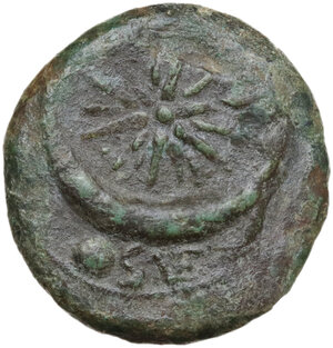reverse: Northern Apulia, Venusia. AE Sescuncia, c. 210-200 BC