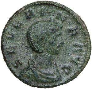 obverse: Severina, wife of Aurelian (270-275).. AE As, 275 AD