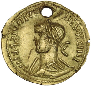 obverse: Uncertain Germanic tribe. Pseudo-Imperial coinage. . AV Aureus, late 3rd-early 4th century AD