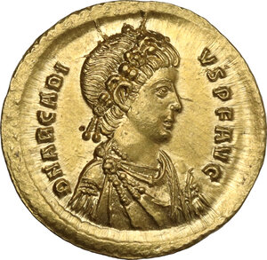 obverse: Arcadius (383-408).. AV Solidus. Constantinople mint, c. 383-388 AD