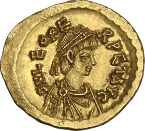 obverse: Leo I (457-474).. AV Tremissis, Constantinople mint. Struck 462 or 466 AD