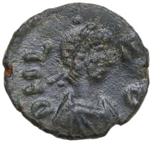 obverse: Leo I (457-474).. AE 11.5 mm., Constantinople mint