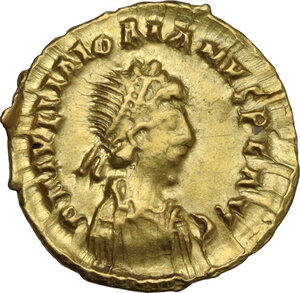 obverse: Majorian (457- 461).. AV Tremissis, Ravenna mint