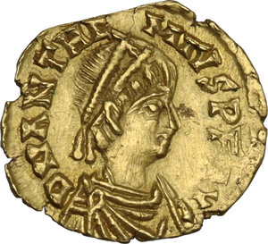 obverse: Anthemius (467-472).. AV Tremissis. Rome mint, 468 AD