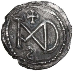 reverse: Justinian I (527-565).. AR Half Siliqua, heavy weight issue. Carthage mint