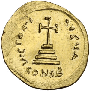 reverse: Heraclius (610-641). AV Solidus. Constantinople mint