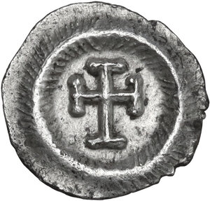 reverse: Heraclius (610-641).. AR 120 Nummi or quarter Siliqua, Ravenna mint