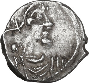 obverse: Constantine IV Pogonatus (668-685).. AR Half Siliqua, Italian mint