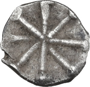 reverse: Constantine IV Pogonatus (668-685).. AR Half Siliqua, Italian mint