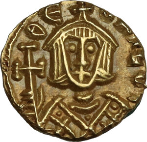 reverse: Theophilus (829-842).. AV Tremissis, Syracuse mint