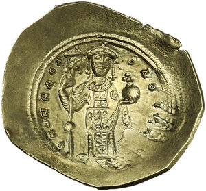 reverse: Constantine X Ducas (1059-1067).. AV Histamenon Nomisma. Constantinople mint