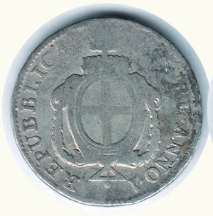 obverse: GENOVA Repubblica Ligure (1798-1805) 10 soldi 1798