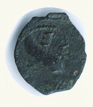 obverse: GIUDEA - Valerio Grato - procuratore di Tiberio (15-26) - Prutah 2 monete