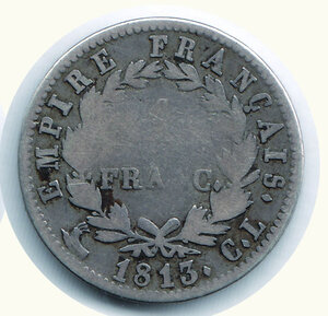 reverse: GENOVA - Napoleone I - 1 Franc