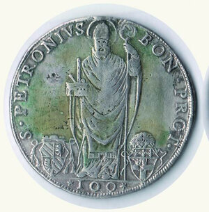 obverse: BOLOGNA - Pio VI (1775-11799) - Scudo da 100 Bolognini - Munt. 198.
