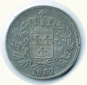 reverse: LUCCA - Carlo Ludovico - 2 Lire 1837.