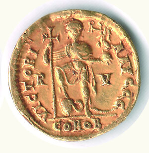 reverse: IMPERO ROMANO - Valentiniano III - Solido - Zecca Ravenna.