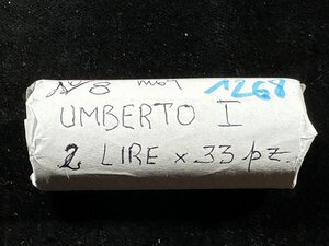 obverse: UMBERTO I - 2 Lire - 33 monete