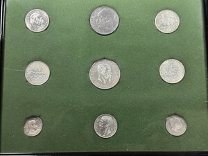 obverse: Quadretto contenente 9 monete di cui 8 sono d argento del Regno e della Repubblica