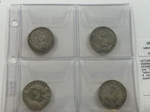 obverse: VITTORIO EMANUELE II/UMBERTO I - lotto di 4 monete