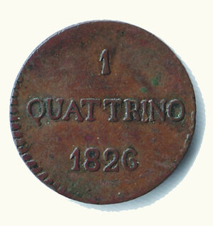 reverse: LUCCA - Carlo Lodovico - Quattrino 1826