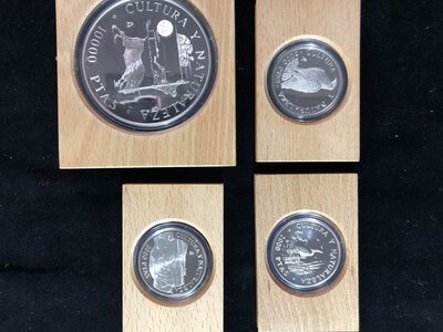 obverse: SPAGNA - Serie di 4 monete