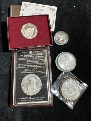 obverse: MONDIALI lotto di 6 monete d argento