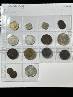 obverse: MONDIALI - Lotto di 16 monete