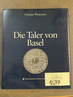 obverse: WINTERSTEIN C. - Die Taler von Basel