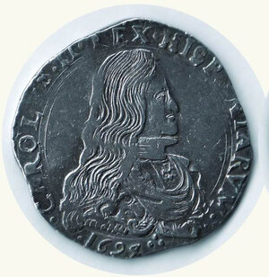 obverse: MILANO - Carlo II - Filippo 1694.