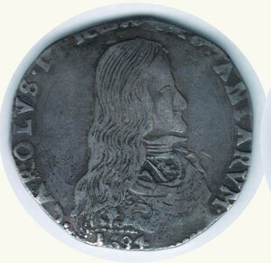 obverse: MILANO - Carlo II - Filippo 1694.