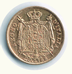 reverse: MILANO - Napoleone I (1805 - 1814) - 20 Lire 1809
