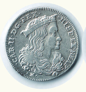 obverse: NAPOLI - Carlo II (1674-1700) - 20 Grana 1693.