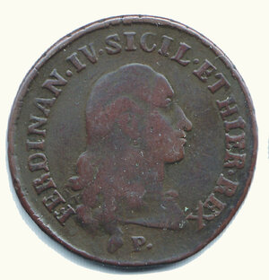 obverse: NAPOLI - Ferdinando IV (1759-1816) - 3 Tornesi - Gig.132.