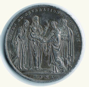 reverse: ROMA -  Gregorio XVI (1831-1846) - Scudo 1834 A. IV.