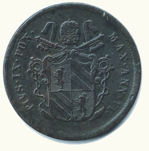 reverse: ROMA - Pio IX 2 Baiocchi 1851 A. VI.