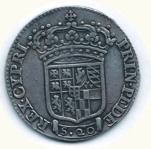 reverse: SAVOIA - Carlo Emanuele II - Lira 1675 - Cudazzo 925.