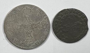 reverse: SAVOIA - Vittorio Amedeo II - Lotto di 2 monete