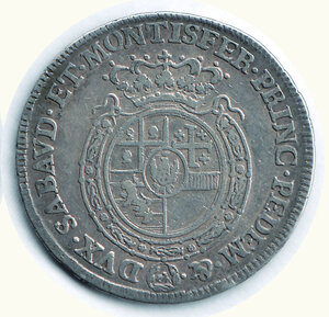 reverse: SAVOIA - Carlo  Emanuele III - 1/4 di Scudo da 1,5 Lire 1758.