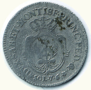 reverse: SAVOIA - Carlo Emanuele III - 7,6 Soldi 1755.