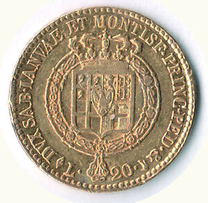 reverse: VITTORIO EMANUELE I (1815-1821) - 20 Lire 1817.