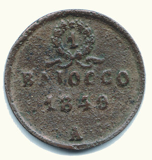 reverse: ANCONA - II Repubblica romana - Baiocco 1849.