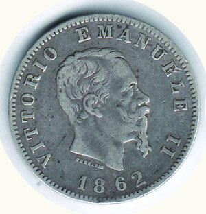 obverse: VITTORIO EMANUELE II - Lira 1862 Napoli