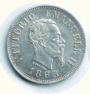 obverse: VITTORIO EMANUELE II - 50 Cent. 1863 Na - Valore.