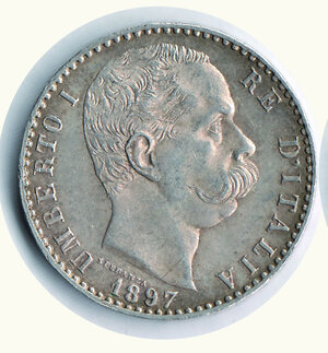 obverse: UMBERTO I - 2 Lire 1897