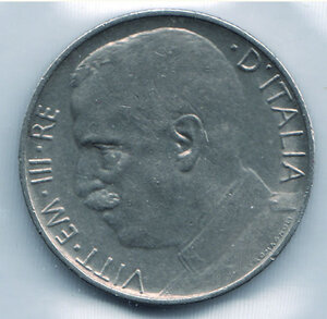 reverse: VITTORIO EMANUELE III - 50 Cent. 1924 - Rigato