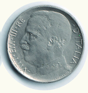 reverse: VITTORIO EMANUELE III - 50 Cent. 1924 - Rigato.